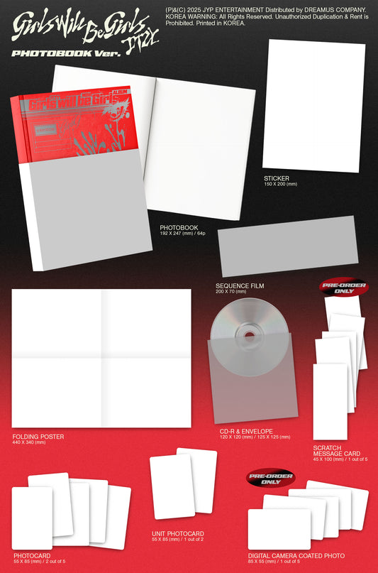 [ITZY] Girls Will Be Girls - Photobook Ver.